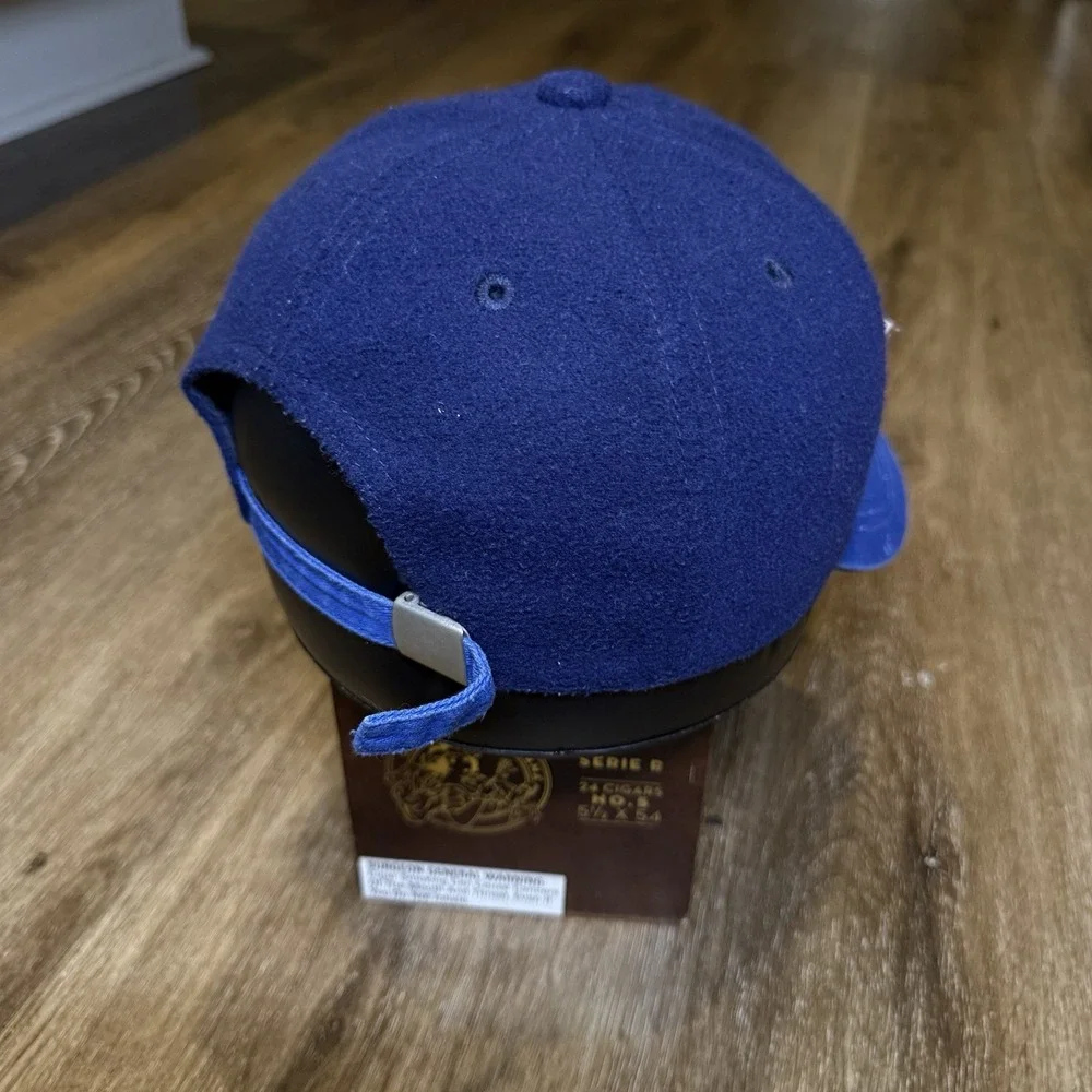 Brave Think‎ Smart Art Hat Baseball Cap Youth Kids Blue Orange Patch Trucker